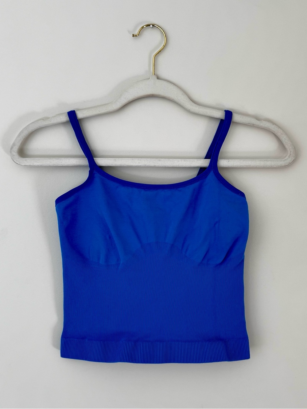The North Face Y2K Cropped Seamless Tank Top, Blue – Size Small